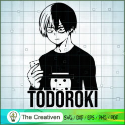 Todoroki SVG, Class 1-A Student SVG, My Hero Academy Movie SVG