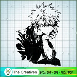 Bakugou SVG, Class 1-A Student SVG, My Hero Academy Movie SVG