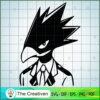 Fumikage Tokoyami SVG Cut File for Cricut & Silhouette 3 45 copy 9