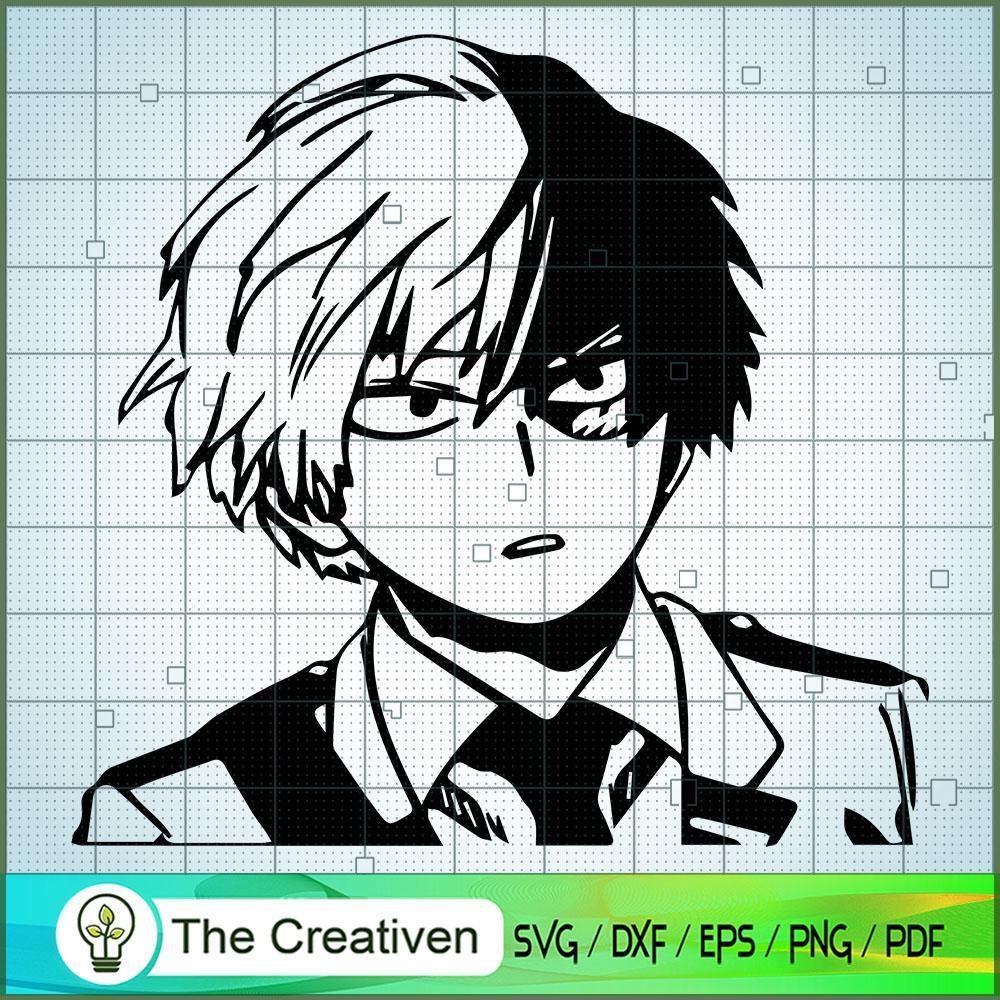Shoto Todoroki SVG, Class 1-A Student SVG, My Hero Academy Movie SVG 1 Shoto Todoroki SVG, Class 1-A Student SVG, My Hero Academy Movie SVG