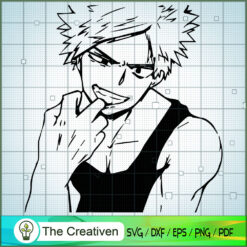 Katsuki Bakugou SVG , Class 1-A Student SVG, My Hero Academy Movie SVG