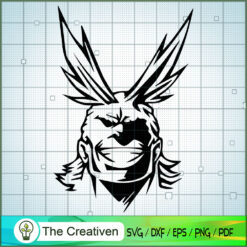 All Might SVG , One For All SVG , All Might Hero SVG