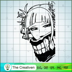 Himiko Toga Hide SVG Cut File for Cricut & Silhouette