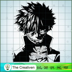 Dabi SVG, Vanguard Action Squad SVG, My Hero Academy Movie SVG
