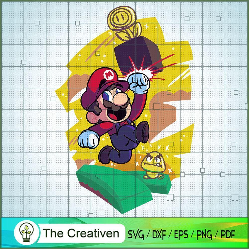 Finish Mario SVG , Game Mario SVG, Funny Mario SVG 1 Mario PNG 50 copy