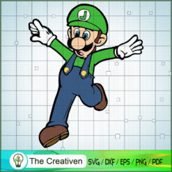 Luigi Mario SVG Cut File for Cricut & Silhouette Design 11526