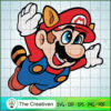 Super Mario Tanooki Fly SVG , Game Mario SVG, Funny Mario SVG 2 Mario PNG 45 copy