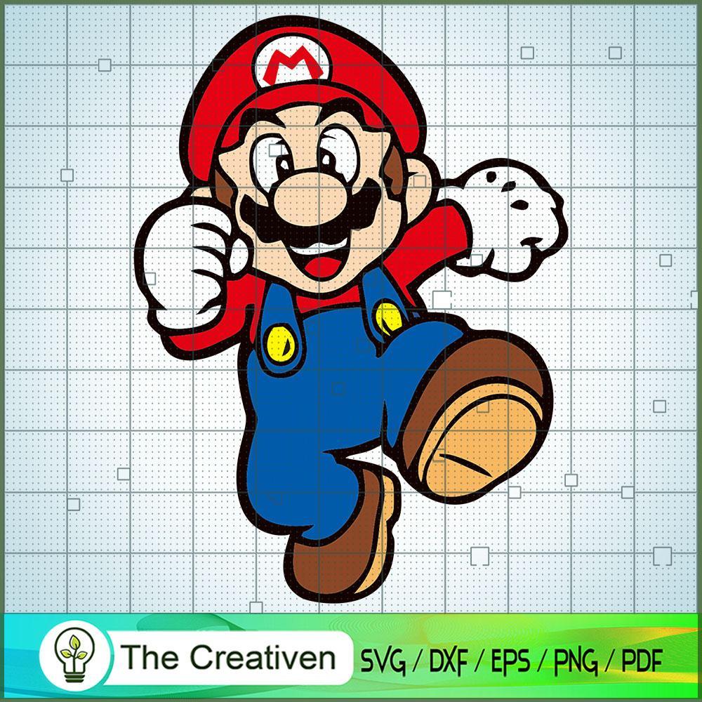 Super Mario SVG Cut File for Cricut & Silhouette Design 11497 1 Super Mario SVG Cut File for Cricut & Silhouette Design 11497