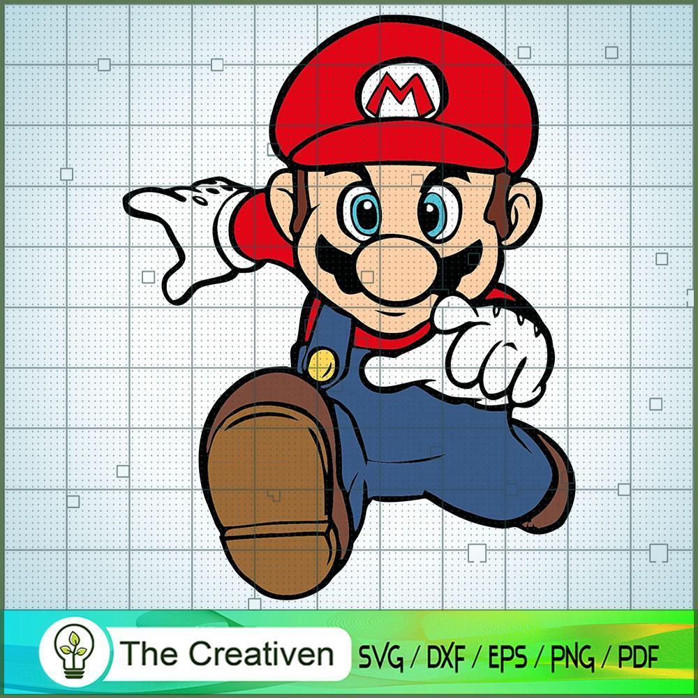 Super Mario Run SVG Cut File for Cricut & Silhouette 1 Super Mario Run SVG Cut File for Cricut & Silhouette