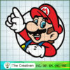 Super Mario SVG Cut File for Cricut & Silhouette Design 11467 3 Mario PNG 22 copy