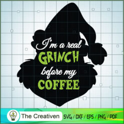 Shadow Grinch Before My Coffee SVG Cut File for Cricut & Silhouette