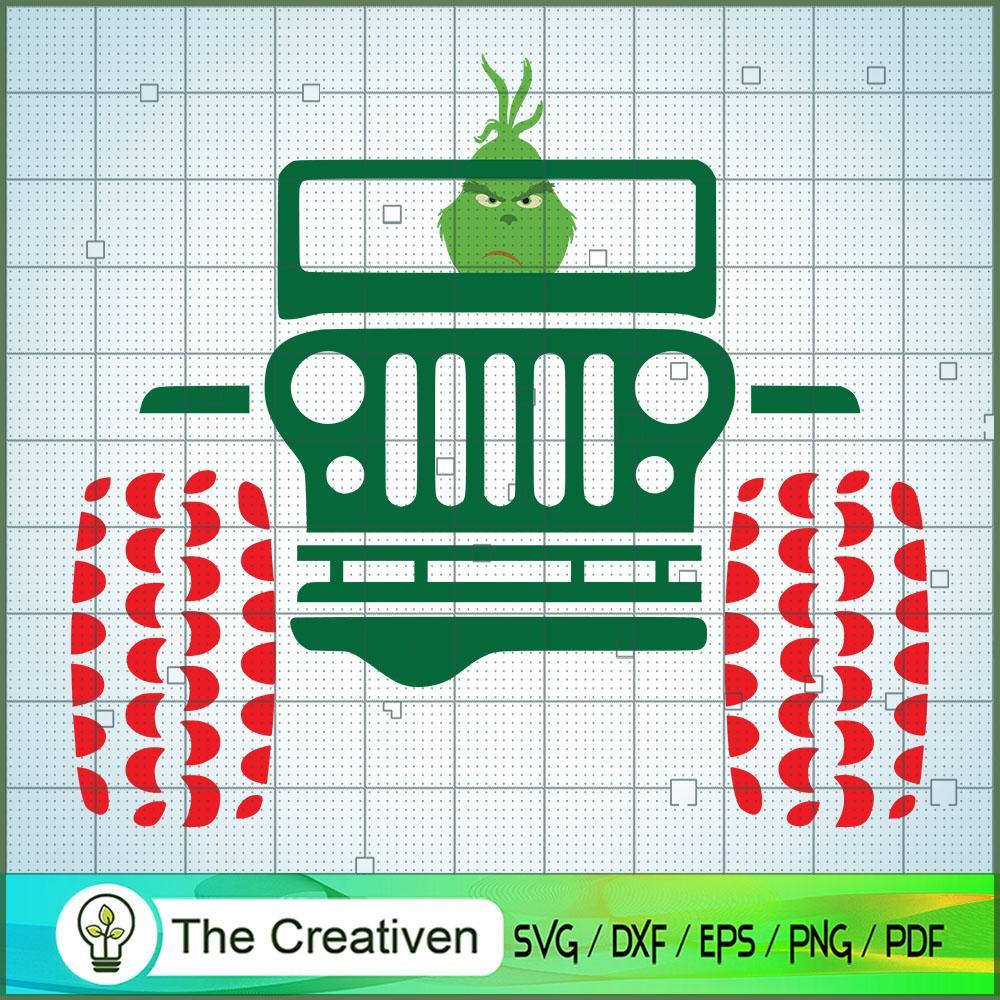 Grinch In Jeep Car SVG, Grinch Christmas SVG, The Grinch SVG 1 Grinch In Jeep Car SVG, Grinch Christmas SVG, The Grinch SVG