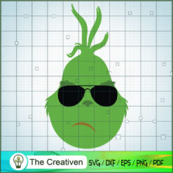 Grinch Wear Sunglasses SVG, Grinch Christmas SVG, The Grinch SVG
