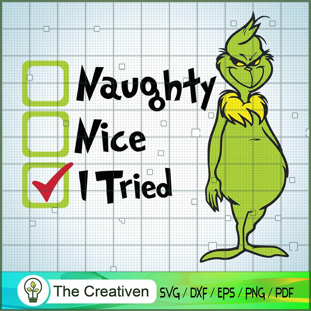 Naughty SVG Cut File for Cricut & Silhouette 1 Naughty SVG Cut File for Cricut & Silhouette