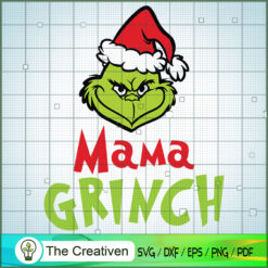 Mama Grinch SVG Cut File for Cricut & Silhouette