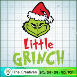 Little Grinch SVG, Grinch Christmas SVG, The Grinch SVG
