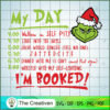 Timetable Of Grinch SVG, Grinch Christmas SVG, The Grinch SVG