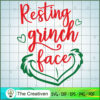 Resting Grinch Face SVG Cut File for Cricut & Silhouet Design 11288