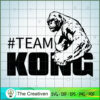 #Team Kong SVG , Kong Silhouette, Kong Cut File, Kong Vector, Kong SVG 3 12 copy 19