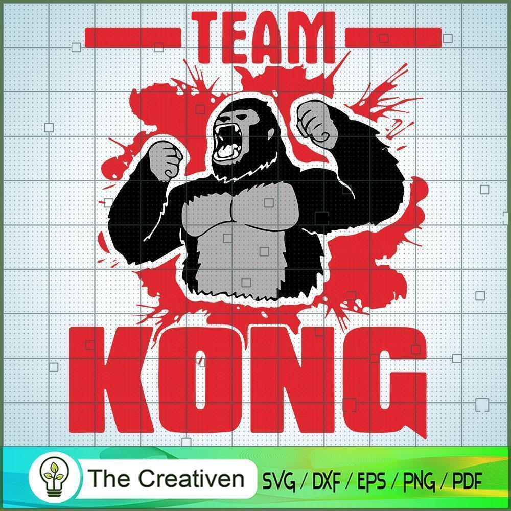 Team Kong SVG Cut File for Cricut & Silhouette Design 11128 1 Team Kong SVG Cut File for Cricut & Silhouette Design 11128
