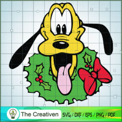 Pluto Merry Christmas SVG Cut File for Cricut & Silhou Design 11116