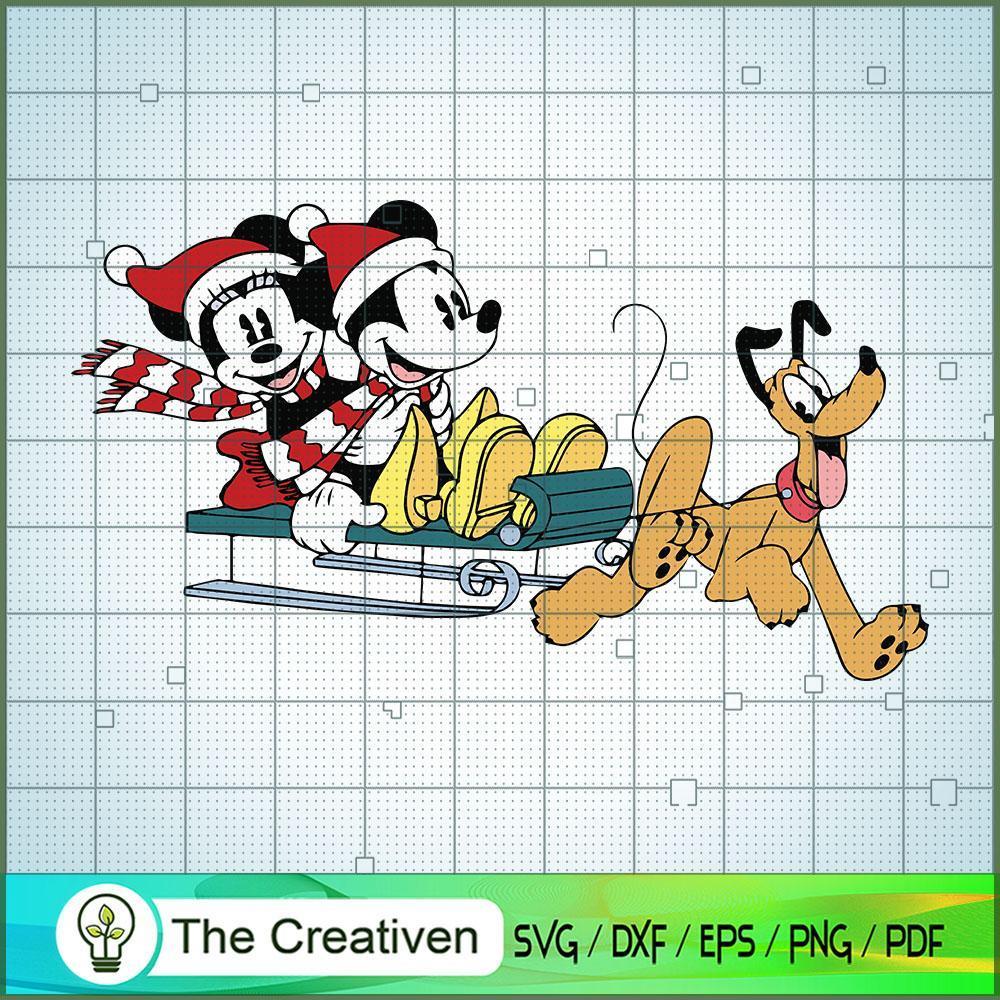 Mickey And Family Christmas SVG Cut File for Cricut & Design 11117 1 Mickey And Family Christmas SVG Cut File for Cricut & Design 11117