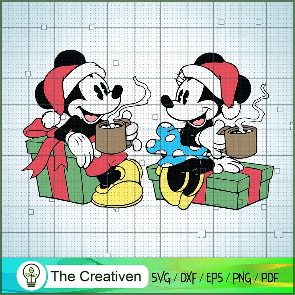 Mickey And Minnie Coffe SVG Cut File for Cricut & Silhouette 1 Mickey And Minnie Coffe SVG Cut File for Cricut & Silhouette