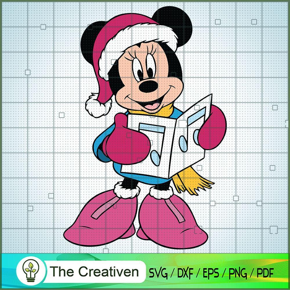 Minnie Reading Postcard SVG Cut File for Cricut & Silhouette 1 Minnie Reading Postcard SVG Cut File for Cricut & Silhouette