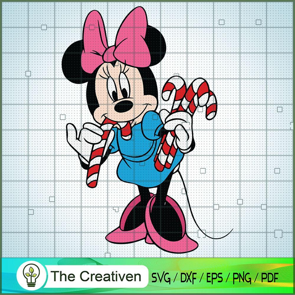 Minnie Christmas Candy SVG Cut File for Cricut & Silhouette 1 Minnie Christmas Candy SVG Cut File for Cricut & Silhouette