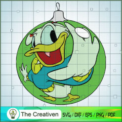 Donald Bauble SVG Cut File for Cricut & Silhouette