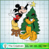 Mickey and Pluto Five Start  SVG Cut File for Cricut