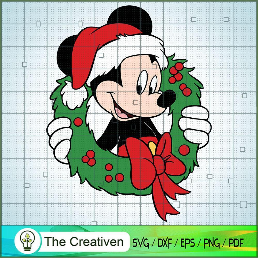 Merry Christmas Mickey SVG Cut File for Cricut & Silhouette 1 Merry Christmas Mickey SVG Cut File for Cricut & Silhouette