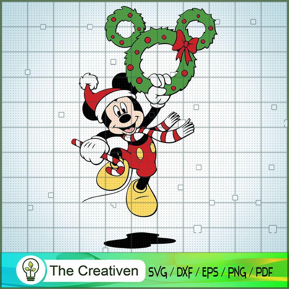 Mickey Merry Christmas Disney SVG Cut File for Cricut & Silhouette 1 Mickey Merry Christmas Disney SVG Cut File for Cricut & Silhouette