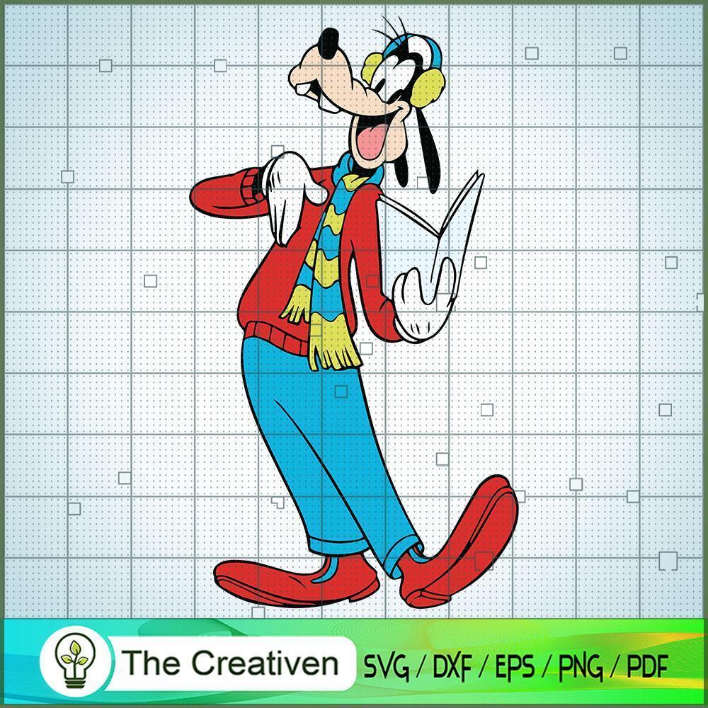 Goofy Read Postcard SVG Cut File for Cricut & Silhouette 1 Goofy Read Postcard SVG Cut File for Cricut & Silhouette