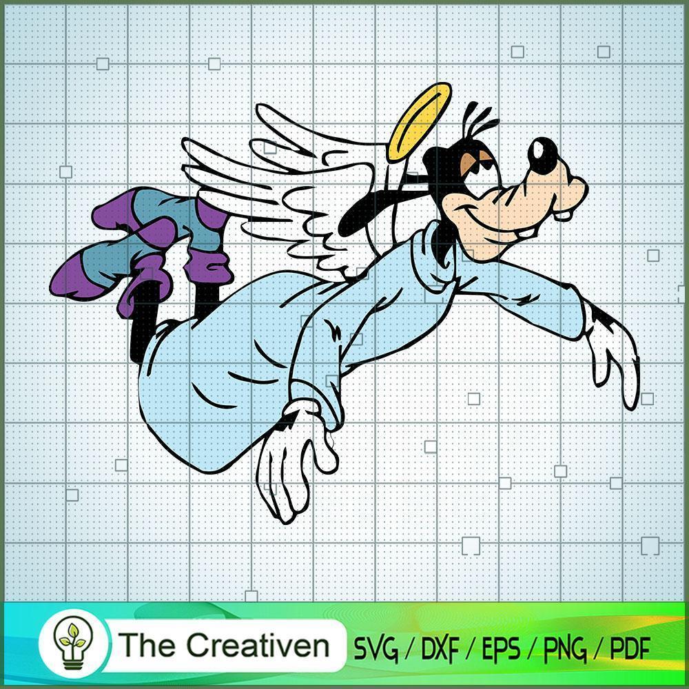 Goofy Angel SVG Cut File for Cricut & Silhouette 1 Goofy Angel SVG Cut File for Cricut & Silhouette