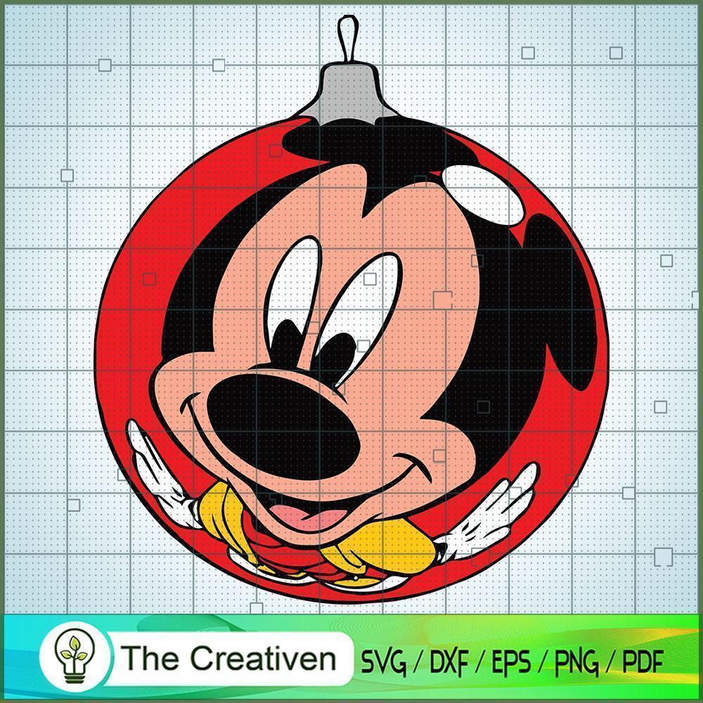Mickey Bauble Christmas SVG Cut File for Cricut & Silhouette 1 Mickey Bauble Christmas SVG Cut File for Cricut & Silhouette