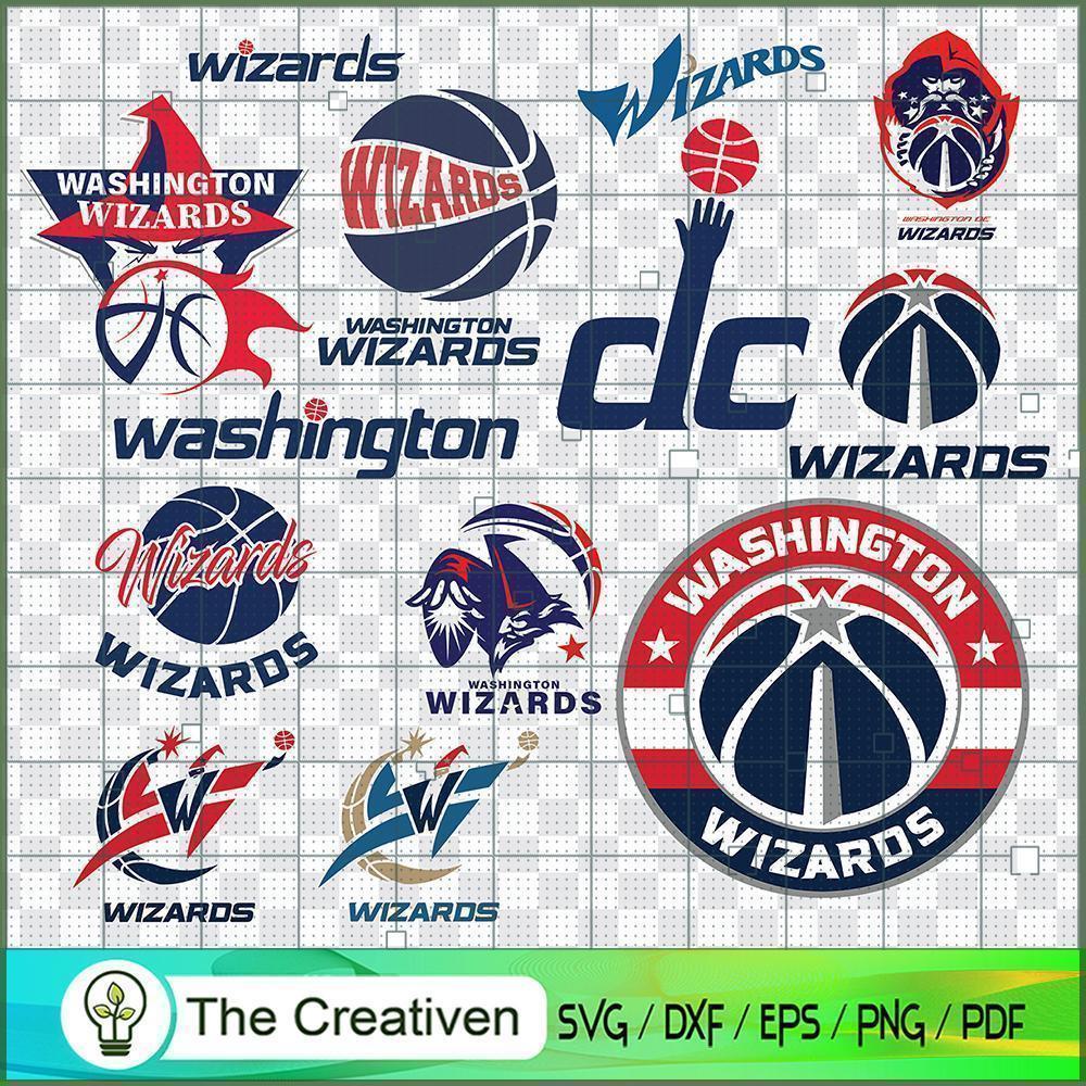 Washington Wizards Logo Bundle SVG Cut File for Cricut & Silhouette 1 Washington Wizards Logo Bundle SVG Cut File for Cricut & Silhouette