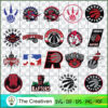 Toronto Raptors Logo Bundle SVG Cut File for Cricut & Silhouette