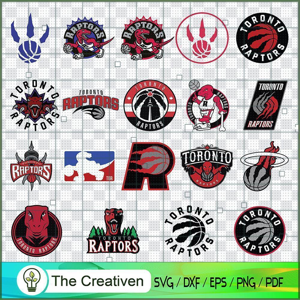 Toronto Raptors Logo Bundle SVG Cut File for Cricut & Silhouette 1 Toronto Raptors Logo Bundle SVG Cut File for Cricut & Silhouette