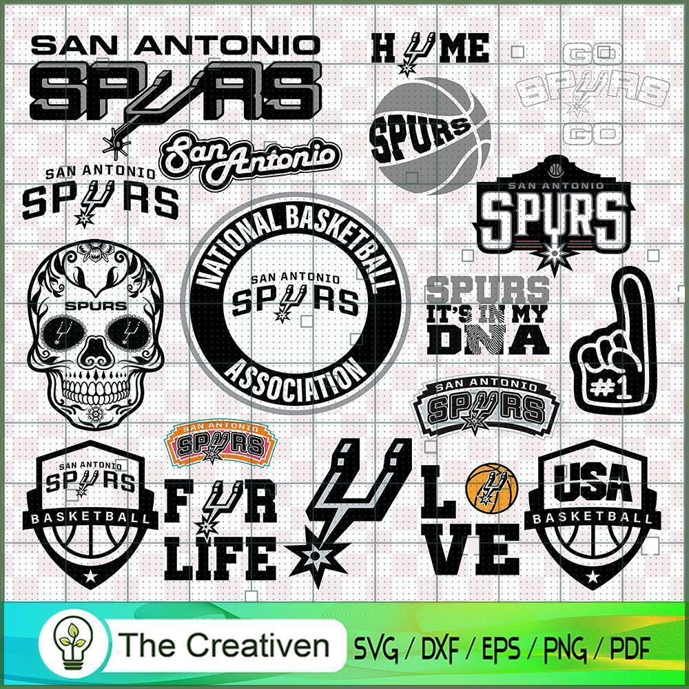 San Antonio Spurs Logo Bundle, Major League Baseball SVG Bundle, USA Baseball SVG 1 SanAntonioSpurs Logo Bundle Graphics 14377788 1 1 copy