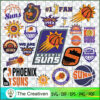 Phoenix Suns Logo Bundle SVG Cut File for Cricut & Silhouette