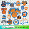 New York Knicks Logo Bundle SVG Cut File for Cricut & Silhouette