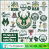 Milwaukee Bucks Logo Bundle SVG Cut File for Cricut & Silhouette 2 MilwaukeeBucks Logo Bundle Graphics 14379540 1 1 copy