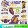 Los Angeles LAKERS Logo Bundle SVG Cut File for Cricut & Silhouette 3 LosAngelesLAKERS Logo Bundle Graphics 14379349 1 1 copy