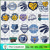 Memphis Grizzlies Logo Bundle SVG Cut File for Cricut & Silhouette 2 MemphisGrizzlies Logo Bundle Graphics 14377413 1 1 copy