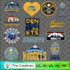 Denver Nuggets Logo Bundle SVG Cut File for Cricut & Silhouette