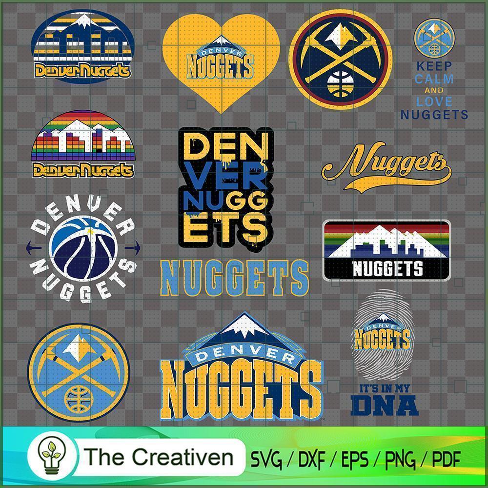 Denver Nuggets Logo Bundle SVG Cut File for Cricut & Silhouette 1 Denver Nuggets Logo Bundle SVG Cut File for Cricut & Silhouette