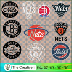 Brooklyn Nets Logo Bundle SVG Cut File for Cricut & Silhouette