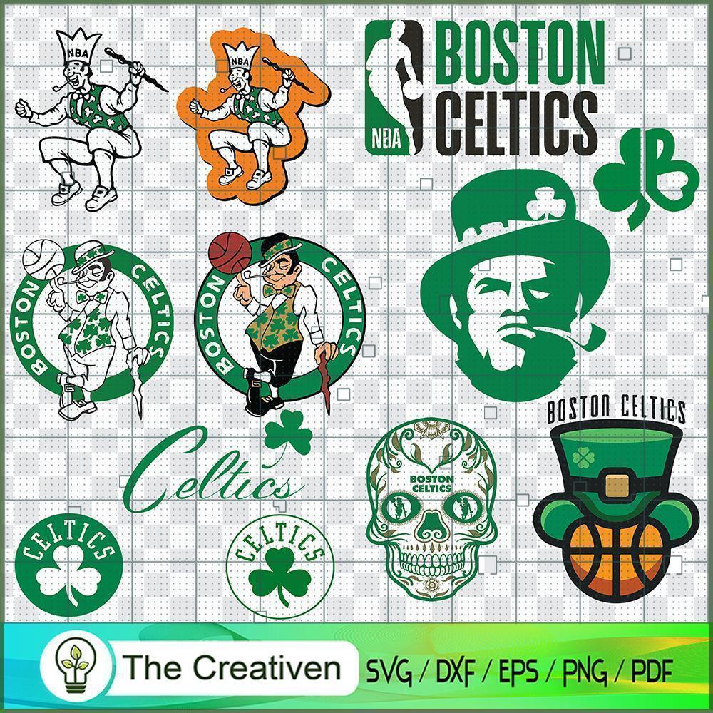 Boston Celtics Logo Bundle SVG Cut File for Cricut & Silhouette 1 Boston Celtics Logo Bundle SVG Cut File for Cricut & Silhouette