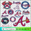 Atlanta Braves Logo Bundle SVG Cut File for Cricut & Silhouette 2 AtlantaBraves Logo Bundle Graphics 14377070 1 1 copy
